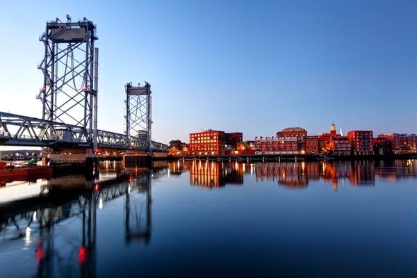 Memorial Bridge in Portsmouth, New Hampshire