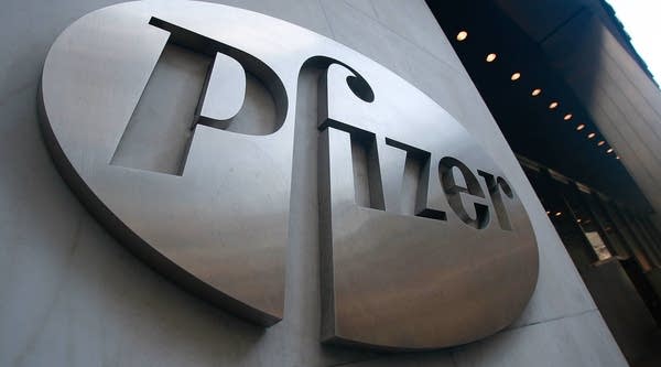 The outside of Pfizer's headquarters.
