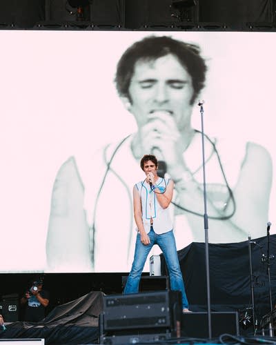 The All-American Rejects band performing on stage