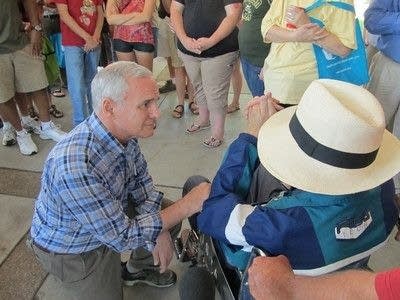 Fair goers talk shutdown and stadium with Dayton