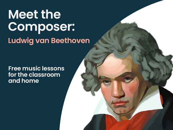 Thumbnail for Meet the Composer lesson on Ludwig van Beethoven