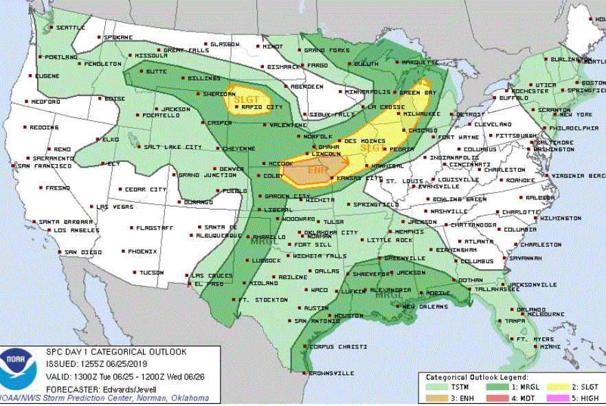 June 25 - svr outlook