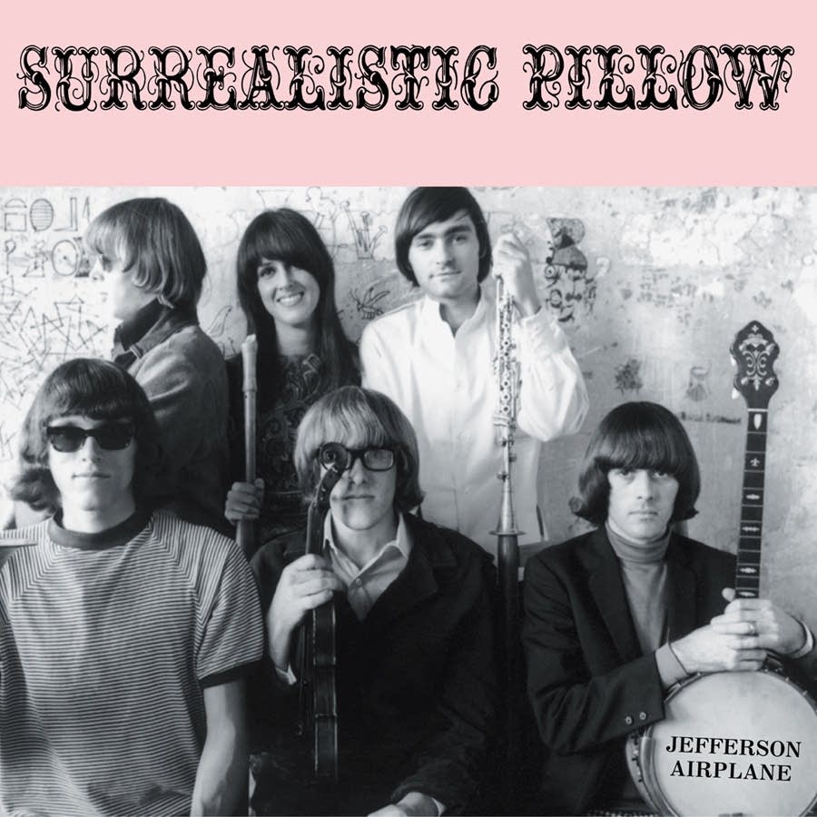 Random Vinyl Jefferson Airplane Surrealistic Pillow 1967
