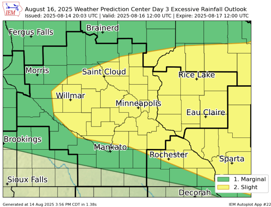 Excessive rainfall outlook 