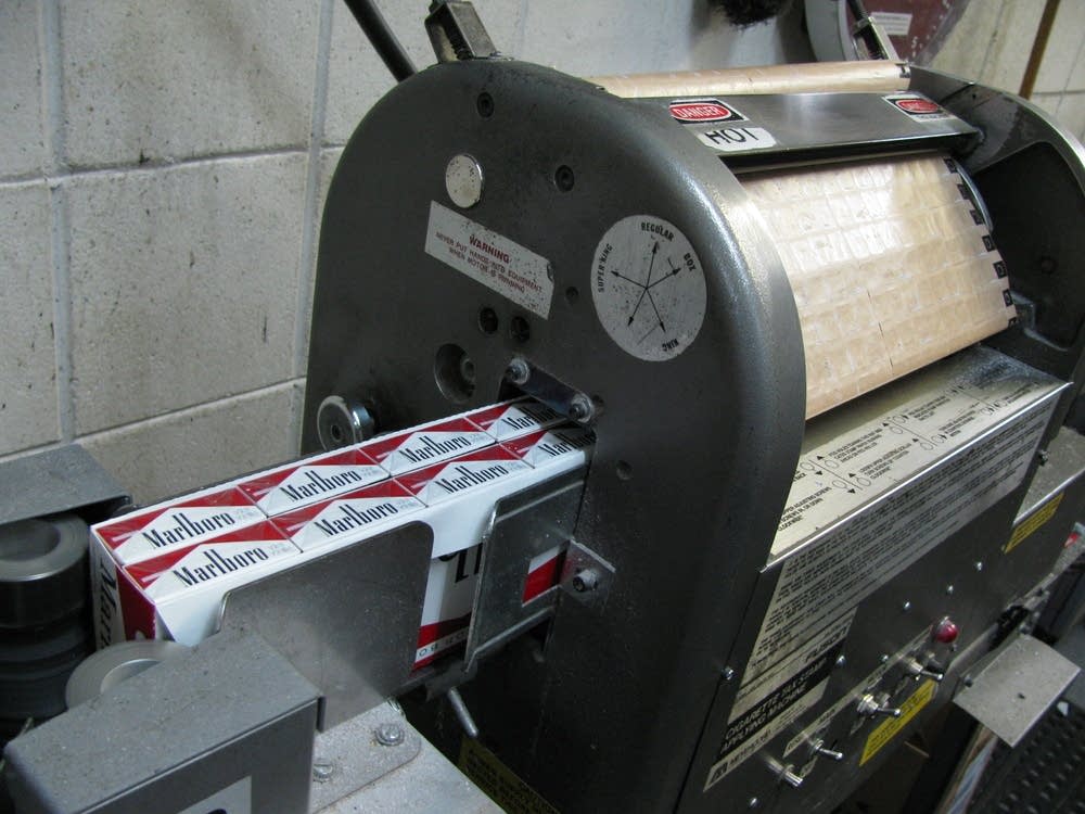 Cigarette stamp machines