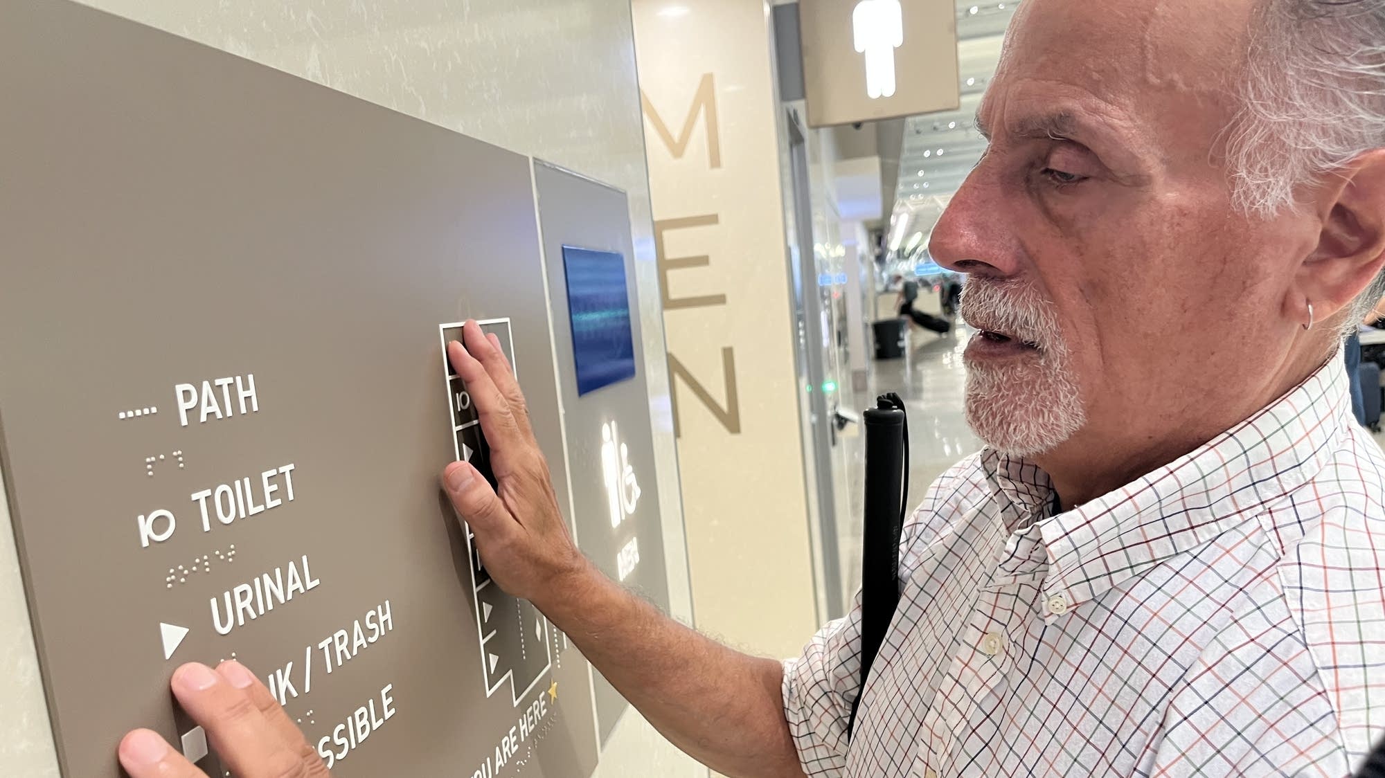 Maps installed at MSP Airport eases travel for blind