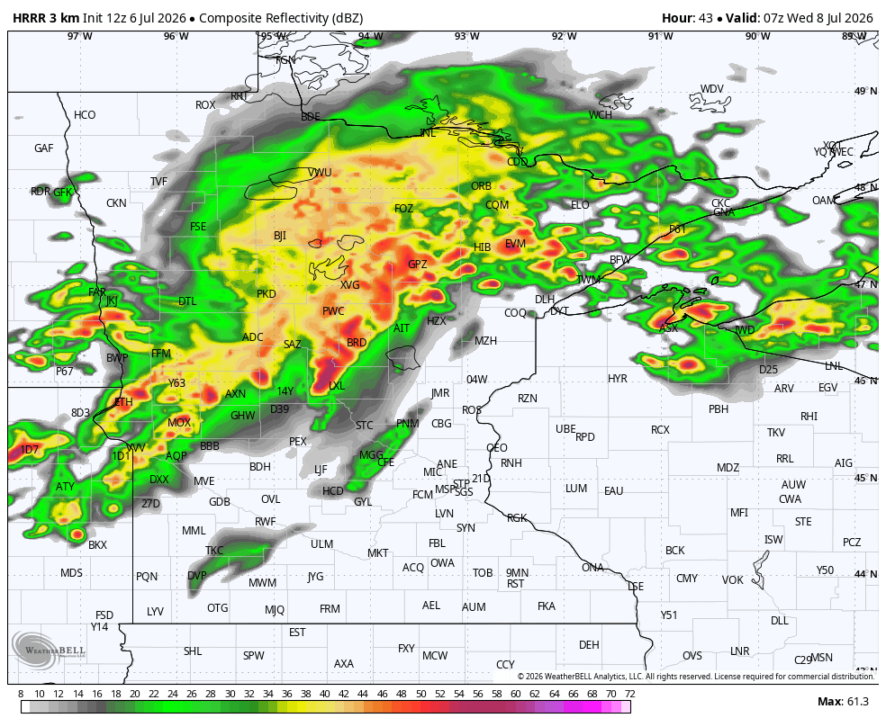 Tuesday PM Storms