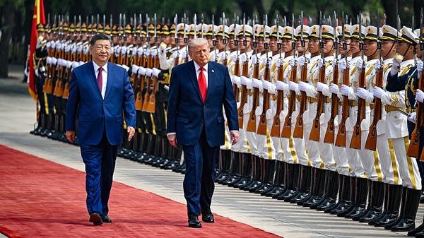 President Trump and Chinese President Xi meet for a summit in Beijing on May 14, 2026.