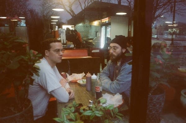 Max Kakacek and Julien Ehrlich of the Chicago band Whitney.