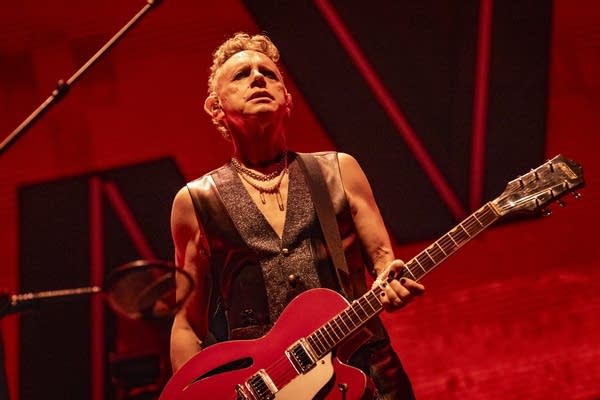 Martin Gore of Depeche Mode Performs at Mediolanum Forum on March 28, 2024 in Milan, Italy.