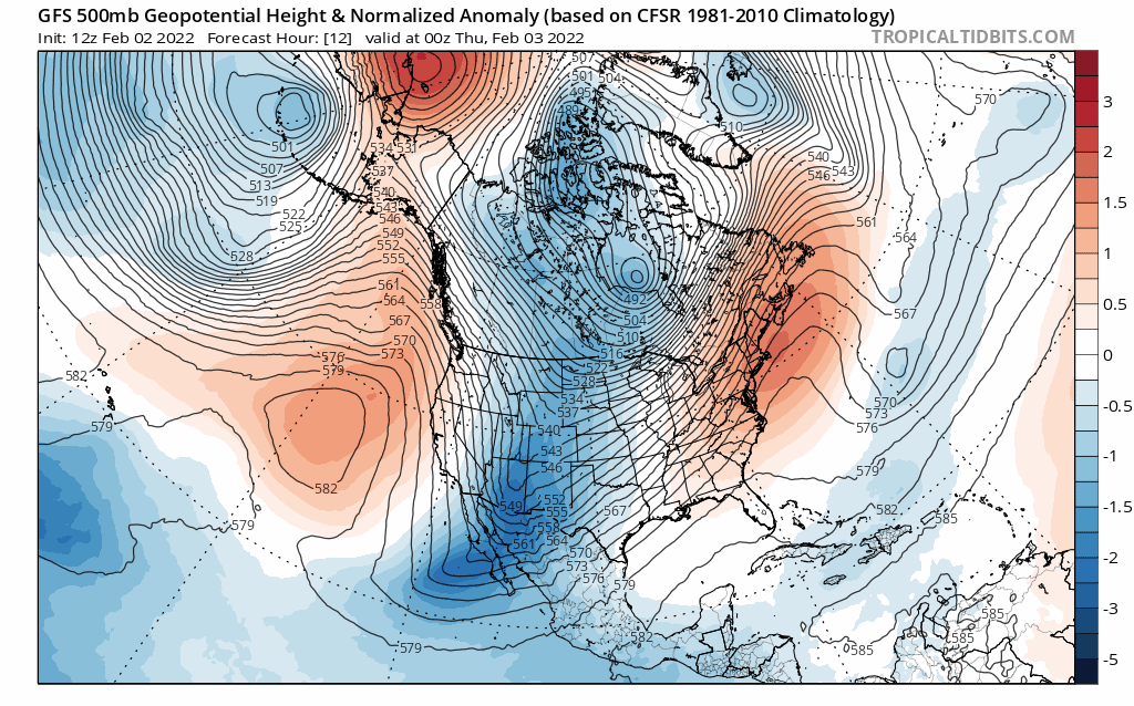 Flash thaws Saturday and next week, but a colder than average February overall?