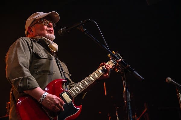 guitarist playing on stage