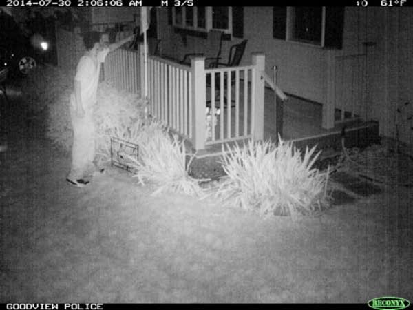 Person of interest in flag burnings
