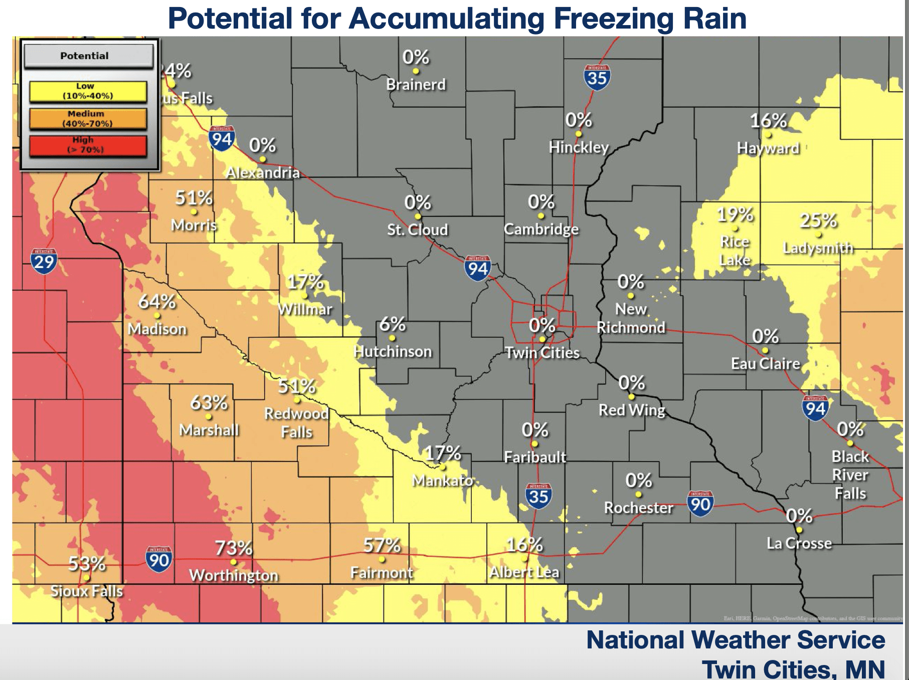 Ice potential NWS