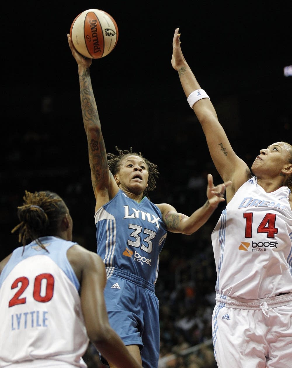 Seimone Augustus, Sancho Lyttle, Erika de Souza