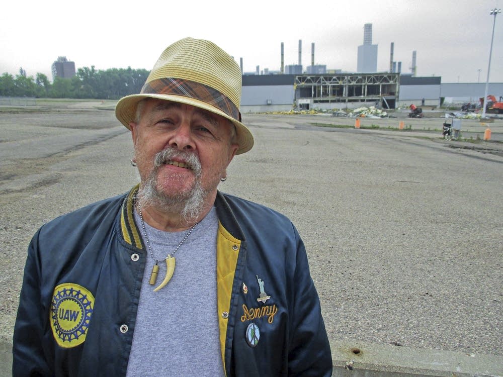 Retired auto worker Denny Dickhausen