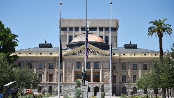 The Arizona state capitol building 