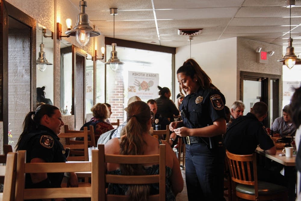 Listen Richfield police host 'Coffee with a cop' MPR News