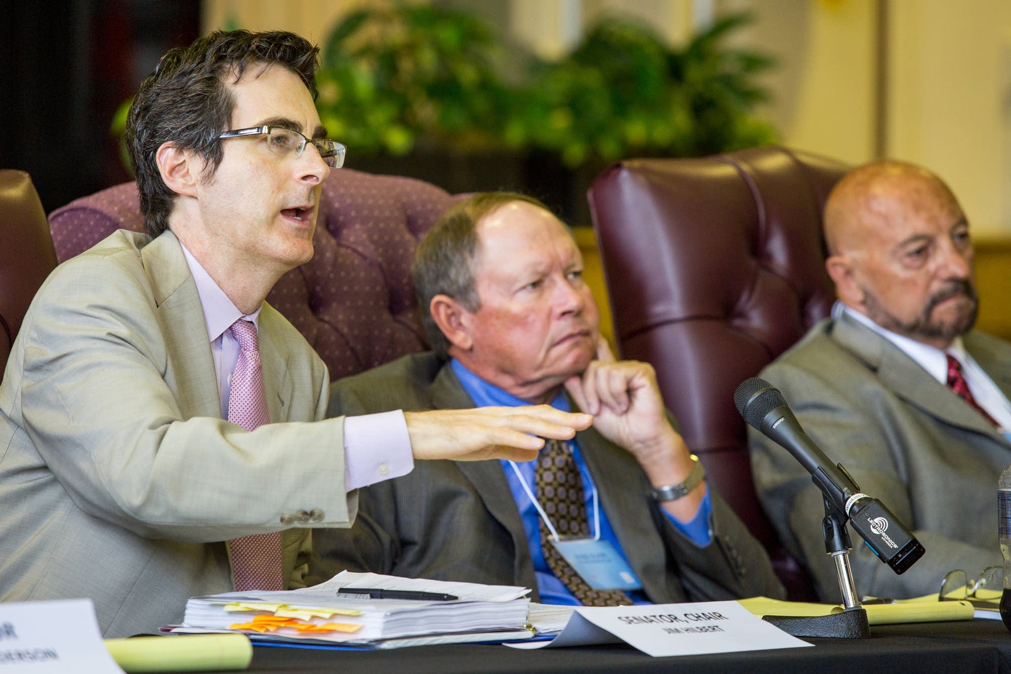 Jim Hilpert questions expert witnesses.