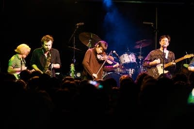 Racing Mount Pleasant performing at Amsterdam Bar and Hall.