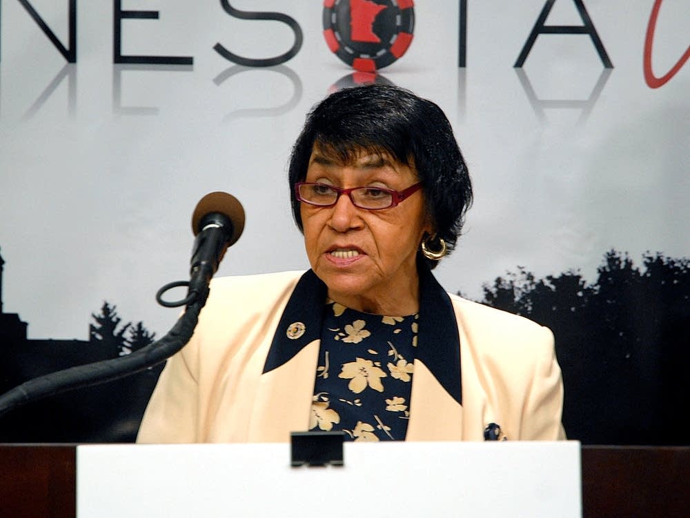 White Earth Band chairwoman Erma Vizenor
