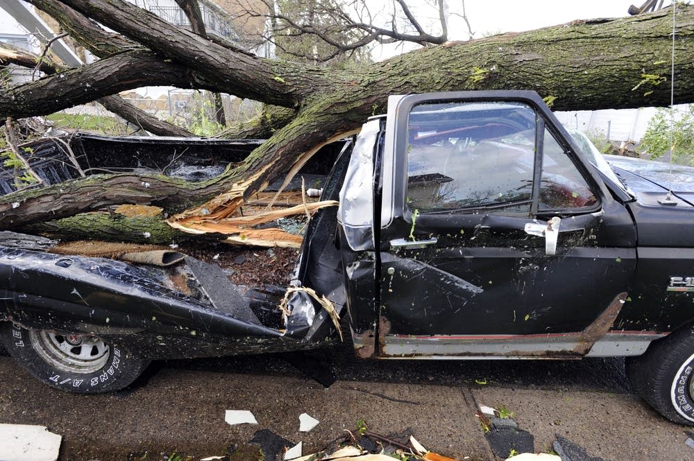 Tornado damage