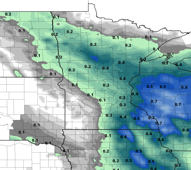 Isolated shower Friday, more rain Saturday; hot next week