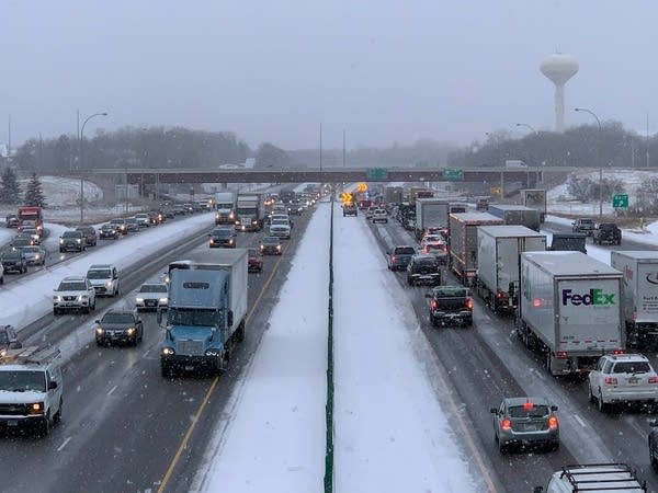 Interstate 494 just east of Highway 52 in Inver Grove Heights