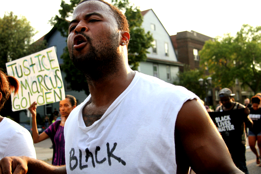 Black Lives Matter St. Paul organizer Rashad Turne