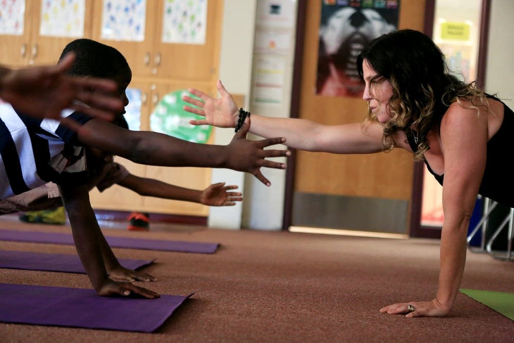 Yoga class
