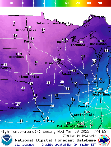 Wed highs