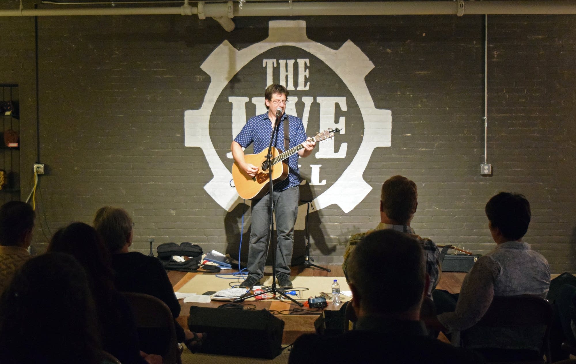 Twin Cities musician Dan Israel plays a Friday night gig at the Jive Mill.