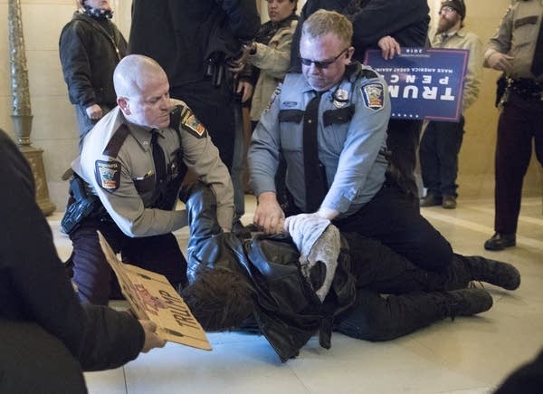 Capitol security panel won’t propose new protest rules