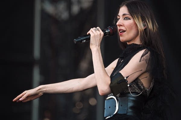 Caroline Polachek performs at the Sziget Festival 2023 on August 10, 2023, in Budapest, Hungary. 
