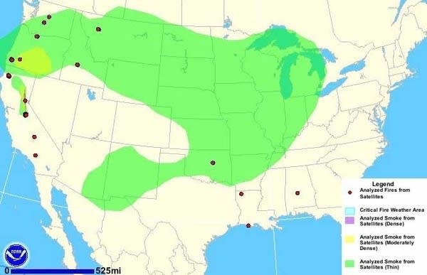 Aug 23 - wildfire smoke