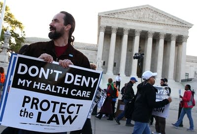 Supreme Court protester