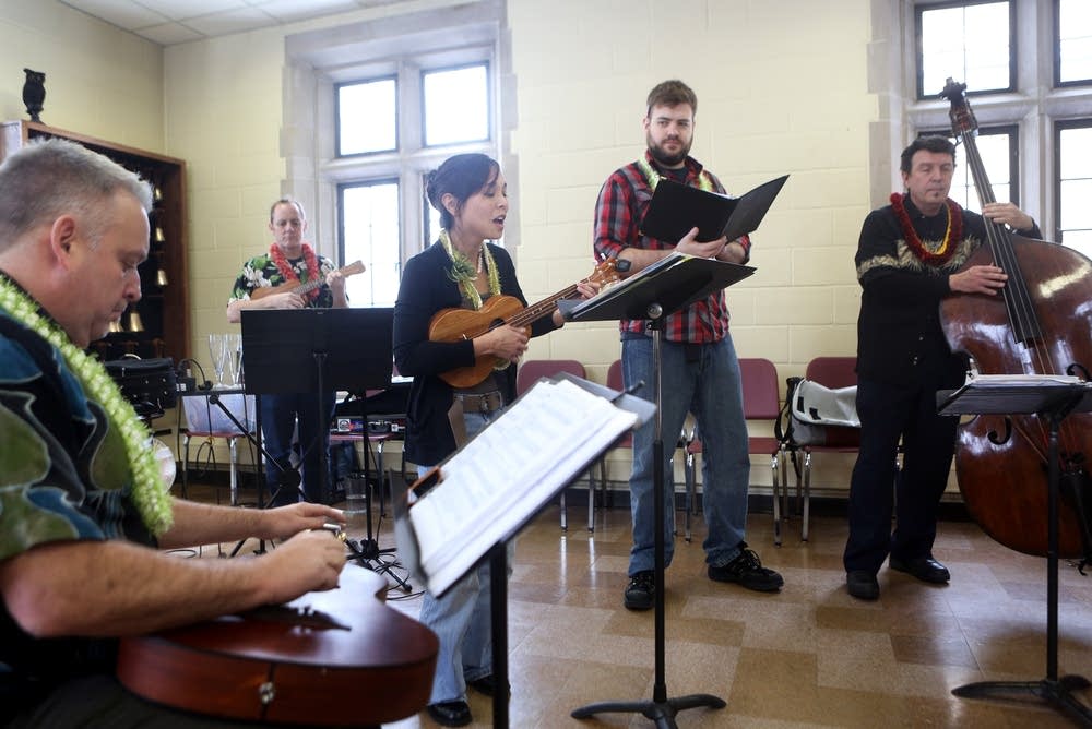 Rehearsing together
