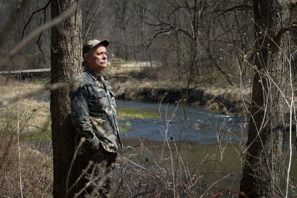 Paul Wotzka on the banks of the Whitewater River.