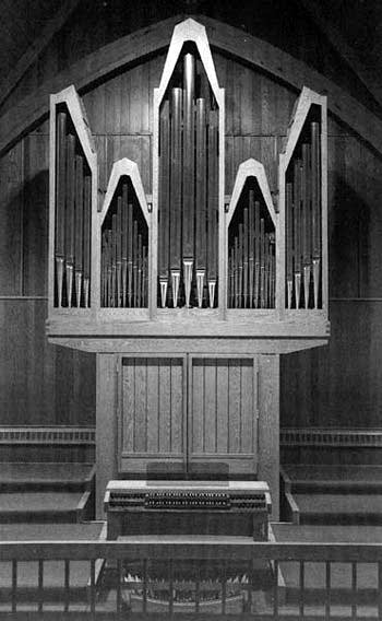 1981 Nordlie organ in the Brandon Lutheran Church, Brandon, SD