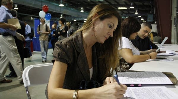 A job fair in Phoenix, Arizona.