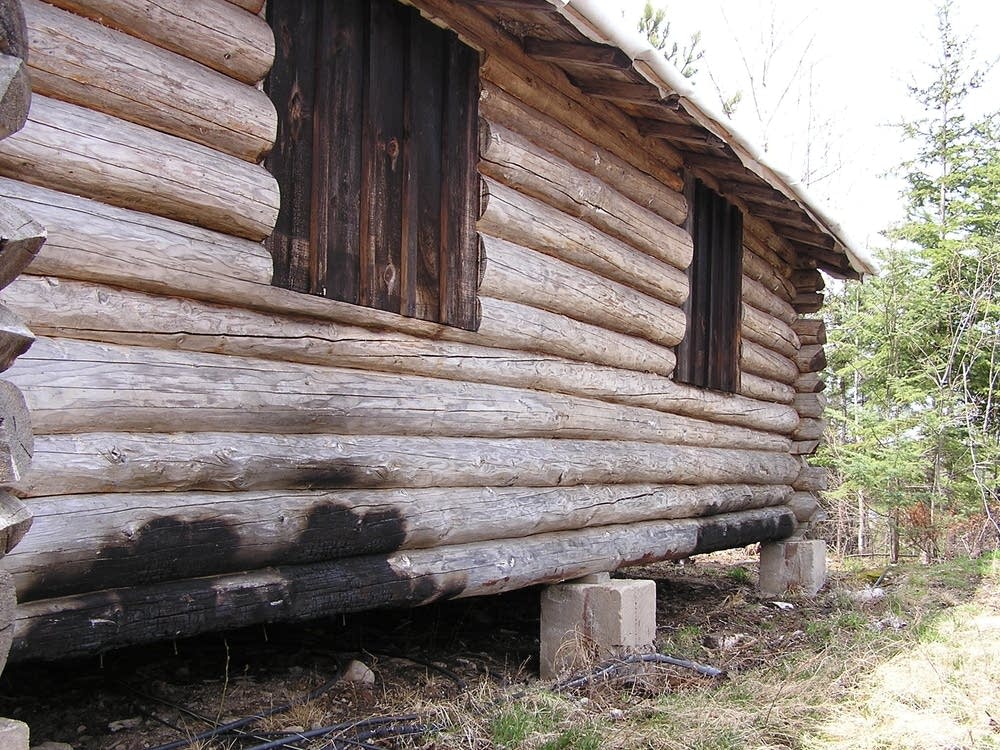Burned cabin