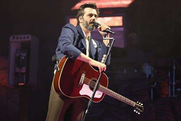 Ben Schneider of Lord Huron performs during the Back Cove Festival at Payson Park on August 2, 2025, in Portland, Maine.