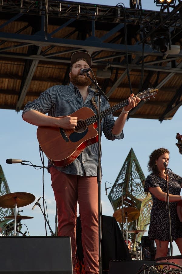 Ross Thorn. Trampled by Turtles with special guest Jenny Lewis with Ross Thorn, at Bayfront Festival Park in Duluth on July 8, 2023.