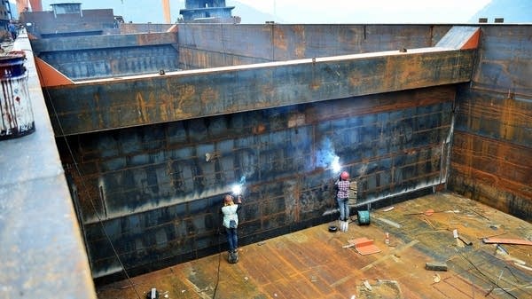 Chinese shipbuilders can construct ships at less than one-fifth the cost of U.S. builders, thanks to cheaper labor and an economy of scale.