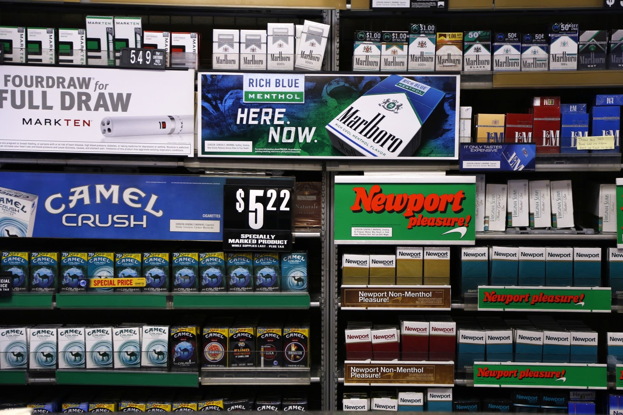 Cigarettes for sale