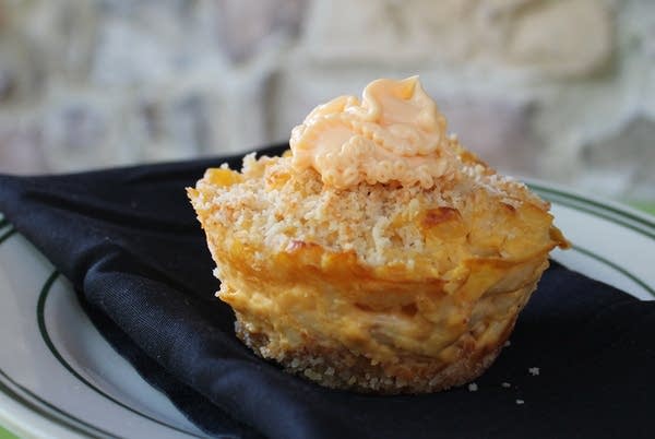 Mac and cheese cupcake