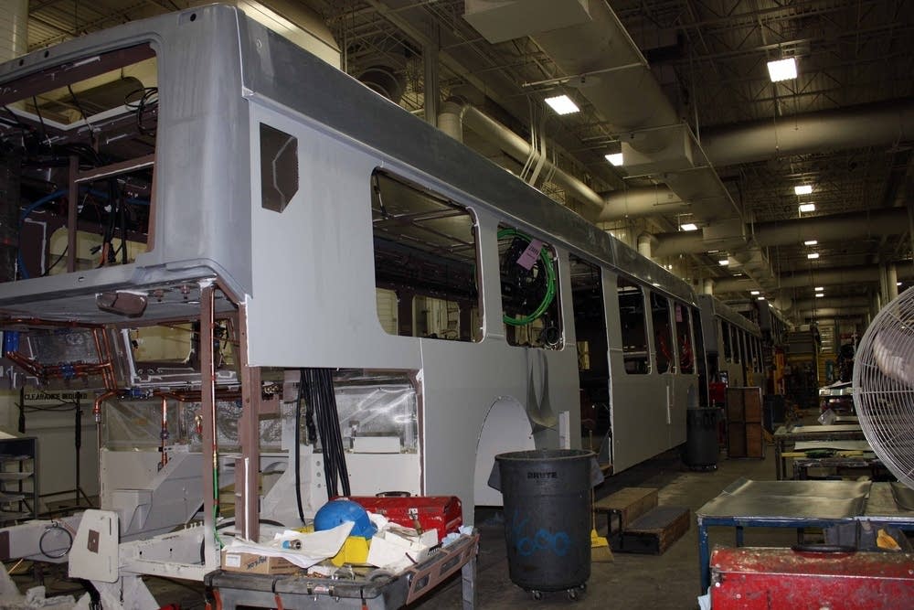 stimulus means big boost for minnesota bus factories minnesota new flyer crookston minnesota