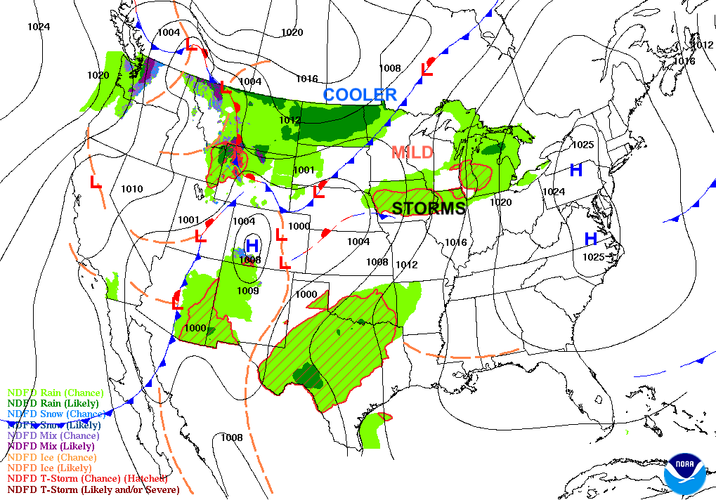 Mild start but frigid end to the week with rain, snow possible