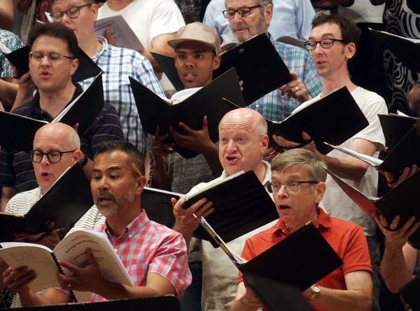 David Mennicke, a tenor with the Minnesota Chorale