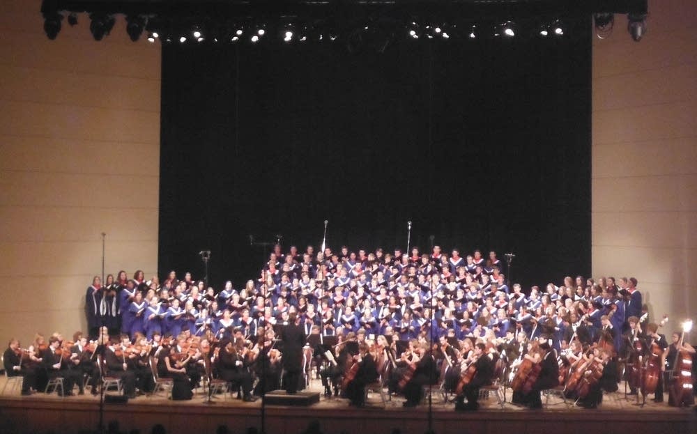 Robbinsdale Choirs and Orchestra blue